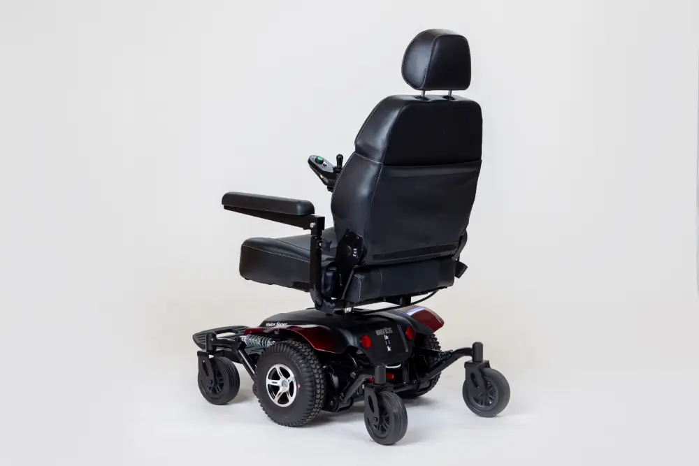 Back side view of the Vision Pro Powerchair