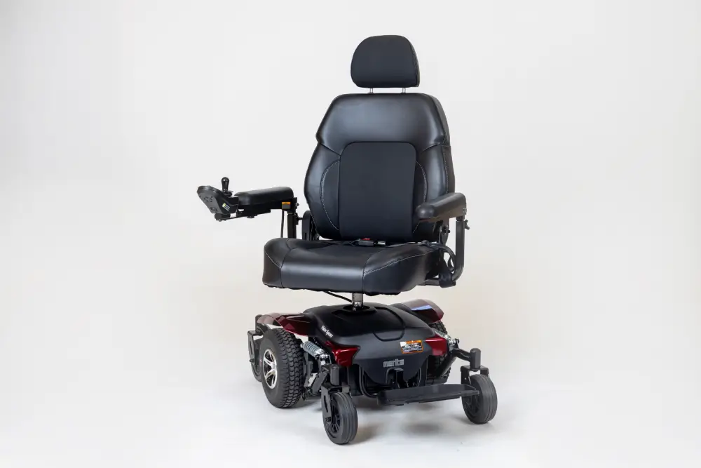 Front on view of the Vision Pro with seat slightly swiveled to the side