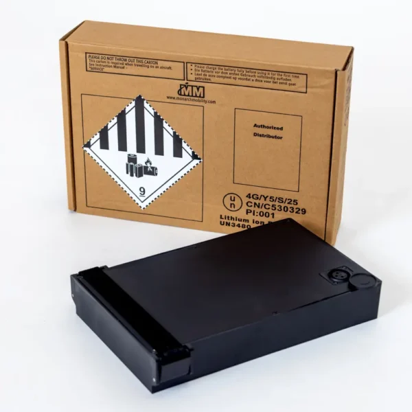 lithium battery for mobility scooter with box behind